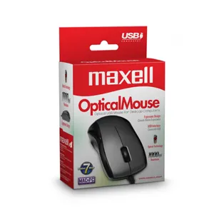 MOUSE BLACK USB OPTICO PN:025215487323
