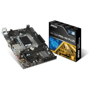 Tarjeta Madre H110M PRO-VH PLUS LGA1151 USB3.1 DDR4 HDMI 4K PN: H110M PRO-VH PLUS