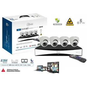 Kit DVR + 4 camaras KD MCL pn:6995