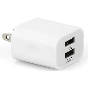 Cargador para celular con doble USB , mural  ARG-AC-0105