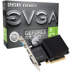 Tarjeta Video GeForce GT710 2Gb DDR3 HDMI DVI-I   VGA (Dual Slot/Passive) pn:02G-P3-2712-KR