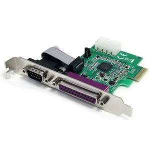 Tarjeta Pci Express 1 Puertos Serial y 1 Paralelo bracket Low profile 2223