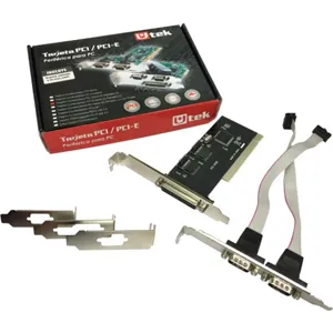 Controladora Tarjeta PCI 2 puertos Serial Low Profile + 1 Paralelo UT-2PCISP