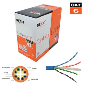 Caja Cable de red Cat6 Azul 303m 798302030077