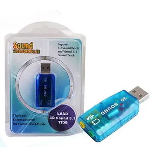 Tarjeta de Sonido USB Externa Stereo con Emulacion 5.1 920007