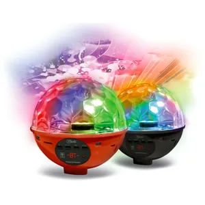 Parlante c / luz disco fiestas ninos Radio FM USB  TF Card   Rojo  pn:6564