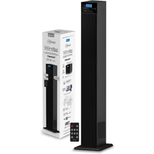 Parlante Tower sound bar Bluetooth 2.1 USB Radio FM  60 watts RMS pantalla LCD control remoto pn:6237