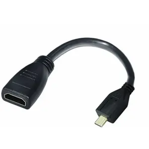 Cable Adaptador micro HDMI macho a HDMI hembra 15cm ARG-CB-0054