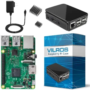 Kit Raspberry Pi 3 Basic Starter,  case negro pn: LYSB01DMFQZXK-ELECTRNCS