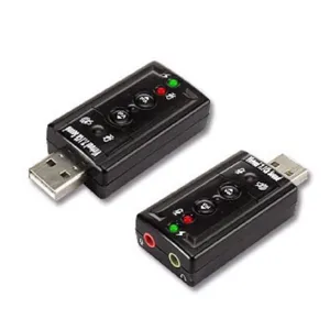 Tarjeta de Sonido USB Externa Stereo con Emulacion 7.1 920008