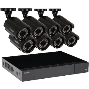 Kit DVR 16 canales 1080P 8 camaras disco 2 Tb pn:QTH163-8CN-2