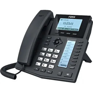 Telefono IP X55  pantalla color 3.5" 4xSIP voz HD USB  Bth Gbits Poe  pn X5S