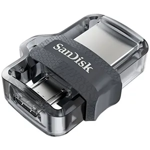 Pendrive 64GB  Dual Drive USB 3.0 para Smartphones Android pn.SAN-SDDD3-064G-G46