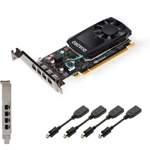 Tarjeta Video NVidia Quadro P1000, 4GB BLK VCQP1000-BLK