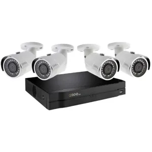Kit NVR 4 canales IP  4 camaras 1080P disco 1Tb pn: QC894-4ES-1