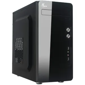 Gabinete Micro-ATX PS2/PS3, fuente de 500W, 4 Slot, USB 2,0*2 + HD AUDIO. 370X170X345MM