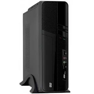 Gabinete Slim S-605 MATX  ITX fuente 500W 2 USB 2.0 color negro  pn: S-605