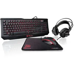 Combo Teclado mouse mouse pad audifono - Spanish  pn KB-GCK-PLBLSP-01