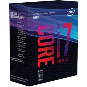 CPU Core i7-8700K 3.70GHZ 12MB  pn  BX80684I78700K