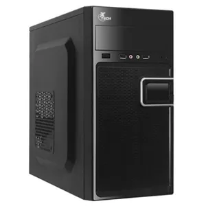 Gabinete Micro-ATX PS2/PS3, con fuente de 500W, 4 Slot, USB 2,0*2 + HD AUDIO.  370X170X345M