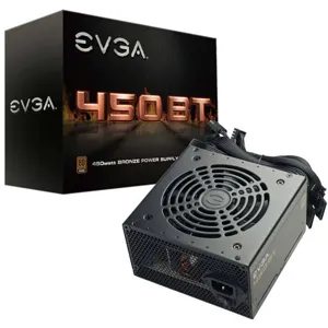 Fuente de poder 450W BT W POWER SUPLY 80 PLUS BRONZE  pn 100-BT-0450-K1