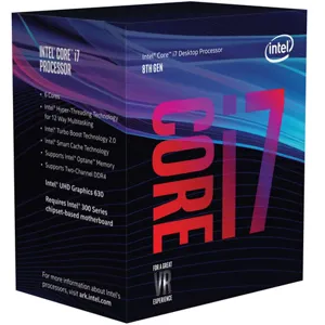 CPU Core i7-8700 3.20GHZ 12MB pn BX80684I78700