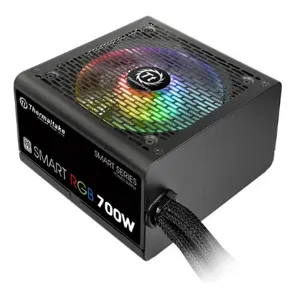 Fuente de Poder 700W Thermaltake Smart RGB 80 PLUS, 20+4 pin ATX, 120mm, pn PS-SPR-0700NHFAWU-1