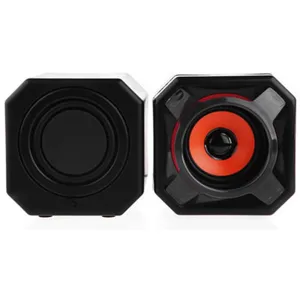Parlantes 2.0 USB Volcano Bass negro pn: ARG-SP-1049BK