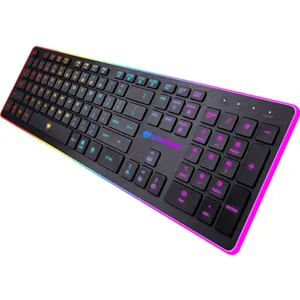 Teclado Gamer Vantar anti-ghosting membrana, 8-Effect Customizable Backlight español pn: 37VANXNMB.0009