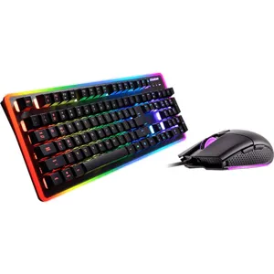 Combo Teclado Mouse DeathFire EX anti-ghosting 8 Efectos de luz pn: 37DF2XNMB.0009