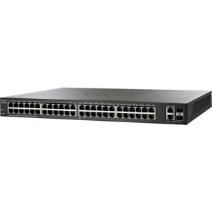 Switch 48-Port 10/100 PoE  + 2x Gigabit SFP combinado Smart Plus pn : SF220-48P-K9-NA