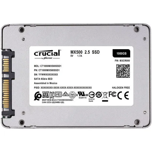 SSD 1Tb MX500 SATA 2.5 pn : CT1000MX500SSD1 SSD 1Tb MX500 SATA 2.5 pn : CT1000MX500SSD1
