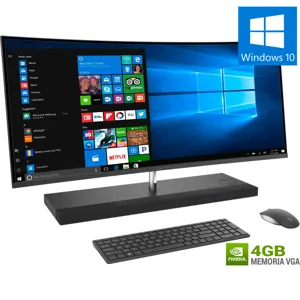 AIO ENVY Curved i7-7700T  12GB 1TB NVIDIA GeForce GTX 950M 34" W10 Home  pn X6A12AA#ABM