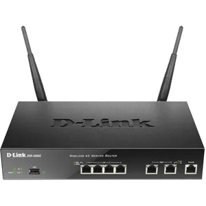Router VPN  Multiservicio Gigabit,  2 puertos  WAN, 4 puertos LAN, Wi-Fi dual band AC  pn DSR-500AC