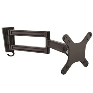 Soporte de pared de doble giro para monitor - Montura VESA para Pantallas de hasta 27 Pulgadas - ARMWALLDS
