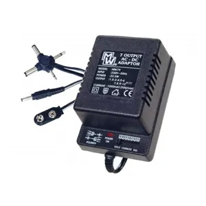 Eliminador de pilas 1 Amp 1.5 a 12v pn: MW-79R