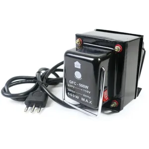 Autotransformador de voltaje 500w 220v/110v pn: GFC-500W