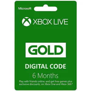 Tarjeta  Suscripción Xbox Live 6M