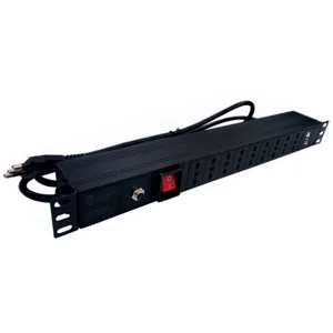 PDU 1U 9 enchufes 10A Horiz. / Vertic. pn PCRRMHO0916A2C