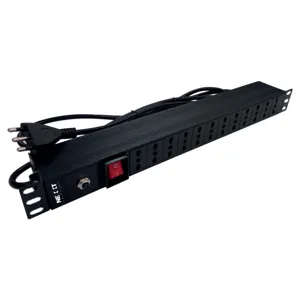 PDU 1U 12 enchufes 10A Horiz. / Vertic. pn PCRRMHO1216A2C