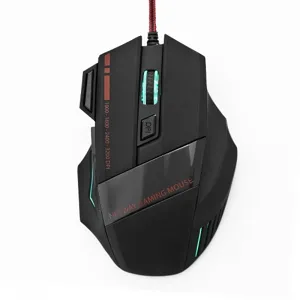 Mouse Gamer 3200DPI moderno diseño Negro pn.MGG-005