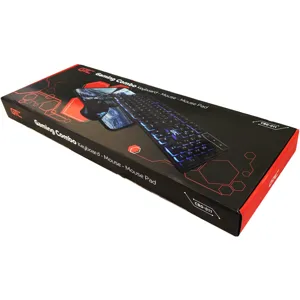 Pack Gamer / Mouse + Teclado + Padmouse Azul pn.CBG-011