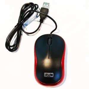 Mouse Wired Optico Negro USB pn.MOG-115