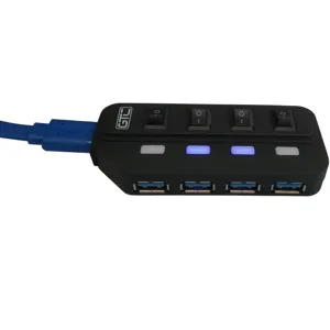 Hub 4 puertos USB 3.0 pn.HUG-011