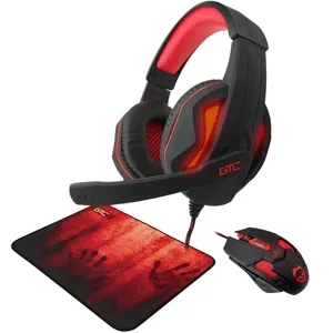 Pack Gamer / Mouse + Audifono + Padmouse pn.CBG-010