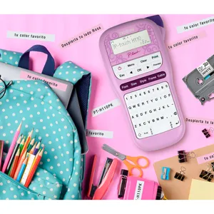 Rotuladora Portátil Brother, Cinta hasta 12mm QWERTY LCD 1Linea/15carct -  PTH110PK