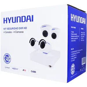 Kit DVR 4CH + 4 Camaras  pn HYDVR4CH
