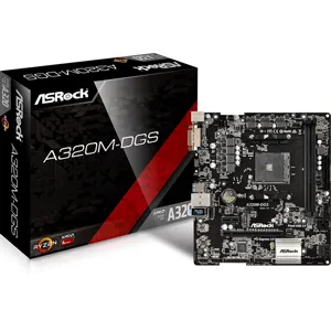Tarjeta madre AM4 A320 65W 2x DDR4 1xPCIe16 1xPCI pn: A320M-DGS
