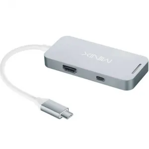 Hub USB-C a HDMI 4K, 2x USB 3.0, 1x USB-C Aluminio pn C-MGR