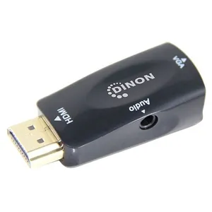 CONVERSOR DE VIDEO HDMI A VGA + AUDIO 3.5MM